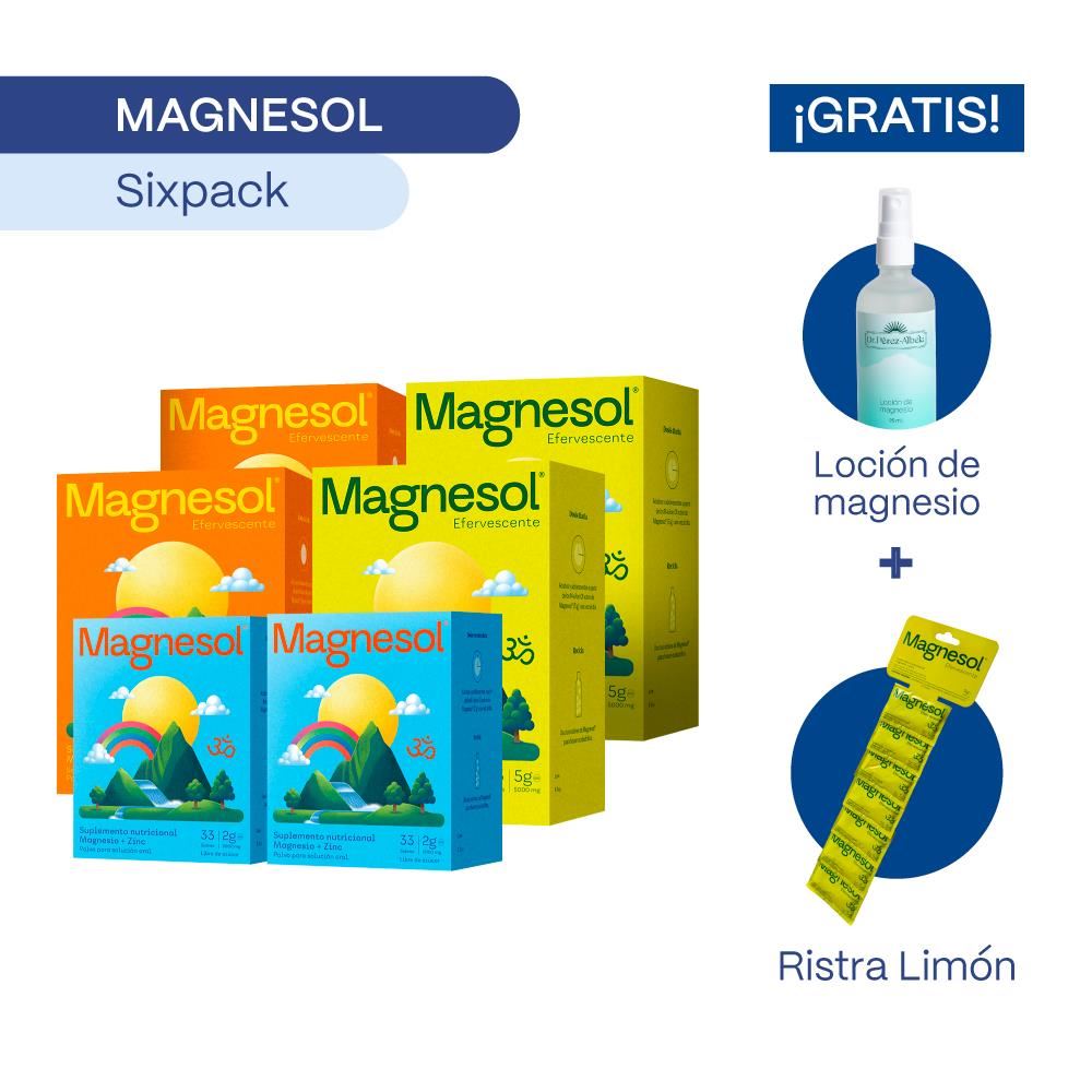 PACK 06 MAGNESOL SURTIDO x 33 sobres